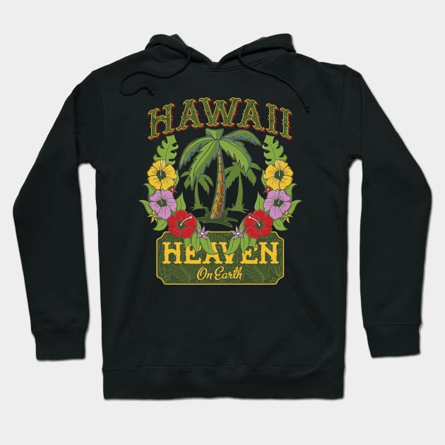 hawaii heaven summer Time Hoodie by Motivashion19